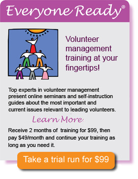 Everyone Ready  Volunteer management training at your fingertips